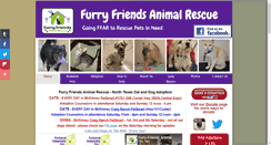 Desktop Screenshot of furryfriendsanimalrescue.org